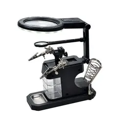 گیره مونتاژ ذره بین دار و پایه هویه مدل TE-803