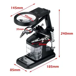 گیره مونتاژ ذره بین دار و پایه هویه مدل TE-803