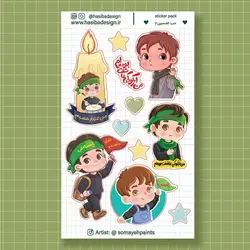 برگه استیکر حب الحسین ۲