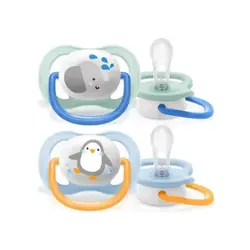 پستانک ارتودنسی اونت 0-6 ماه سری UltraAir مدل SCF080/05