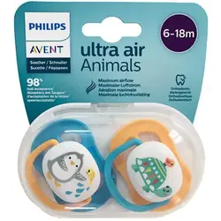 پستانک ارتودنسی اونت 6-18 ماه سری UltraAir مدل SCF080/07