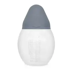 شیشه شیر ضد نفخ 330 میل elhee رنگ فیلی (Blue Grey)
