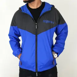 کاپشن مردانه کلاهدار بادگیر super dry