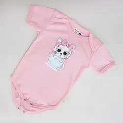 زیر دکمه دار کوتاه نوزادی دخترانه