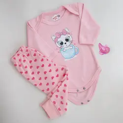 زیر دکمه دار نوزادی دخترانه