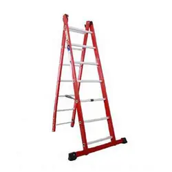 نردبان مخابراتی پرشین 6 متری 2 تیکه 3 متری 23 پله - فروشگاه آنلاین قفسه بندی امیر