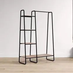 رگال لباس فلزی جوشی کنار طبقه - فروشگاه آنلاین قفسه بندی امیر