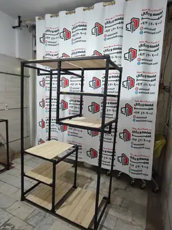 رگال لباس ایستاده ابعاد ارتفاع200عرض 130 کد R26 - فروشگاه آنلاین قفسه بندی امیر