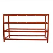 ویترین پیشخوان فلزی 2 متری 4 طبقه ( 4 کف ) - فروشگاه آنلاین قفسه بندی امیر