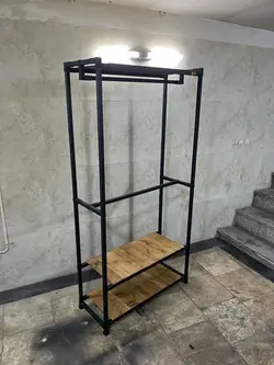 رگال لباس ایستاده ابعاد ارتفاع 200 عرض 110 کد R21 - فروشگاه آنلاین قفسه بندی امیر