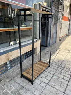 رگال لباس ایستاده ابعاد ارتفاع 180 عرض 110 کد R24 - فروشگاه آنلاین قفسه بندی امیر