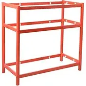 ویترین پیشخوان فلزی 1 متری 3 طبقه - فروشگاه آنلاین قفسه بندی امیر