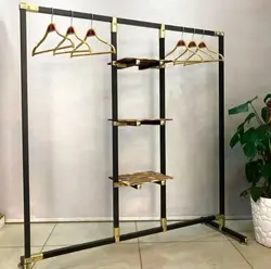 رگال لباس ایستاده ابعاد ارتفاع 150عرض 150 کد R10 - فروشگاه آنلاین قفسه بندی امیر