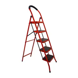 نردبان خانگی 5 پله فلزی - فروشگاه آنلاین قفسه بندی امیر