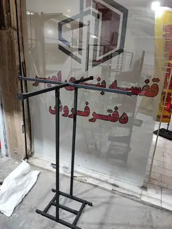 رگال لباس چهار طرفه ابعاد ارتفاع 150 عرض 80 کد R27 - فروشگاه آنلاین قفسه بندی امیر