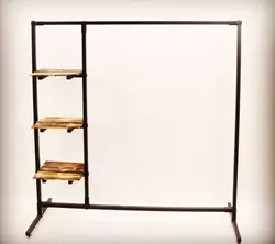 رگال لباس ایستاده ابعاد ارتفاع 150عرض 130کد R09 - فروشگاه آنلاین قفسه بندی امیر