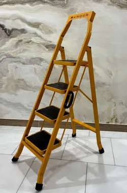 نردبان خانگی فلزی ماهور 3 پله - فروشگاه آنلاین قفسه بندی امیر