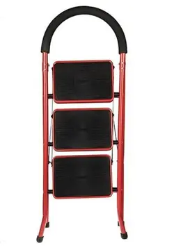 نردبان خانگی فلزی 3 پله - فروشگاه آنلاین قفسه بندی امیر