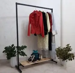 رگال لباس ایستاده ابعاد ارتفاع 150عرض 110 کد R19 - فروشگاه آنلاین قفسه بندی امیر