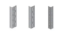 نبشی 4*8 پایه ستون پیچ و مهره ای 2 میل شاخه ای - فروشگاه آنلاین قفسه بندی امیر