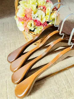 چوب لباسی چوبی اپل دار درجه یک کد EP11 - فروشگاه آنلاین قفسه بندی امیر