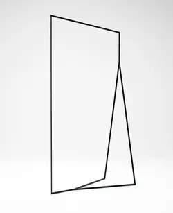 رگال آویز لباس فلزی جوشی طرح مثلثی - فروشگاه آنلاین قفسه بندی امیر