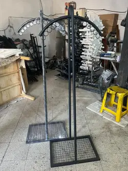 رگال فلزی عکاسی حلقه دار هلالی دوطرفه ایستاده - فروشگاه آنلاین قفسه بندی امیر