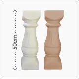 نرده سنگی (صراحی) 50 سانتی طرح ژاکلین