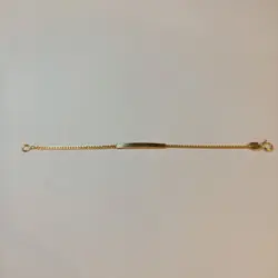 دستبند طلا بچه گانه طرح کارتیر - گالری طلای رضا