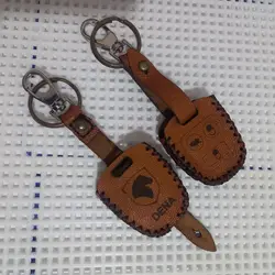 کاور ریموت دنا با چرم طبیعی دست دوزی شده