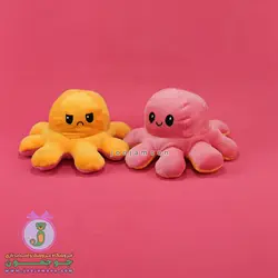 عروسک اختاپوس | مدل دوچهره | 20 سانت