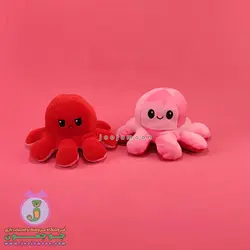 عروسک اختاپوس | مدل دوچهره | 20 سانت