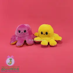 عروسک اختاپوس | مدل دوچهره | 20 سانت