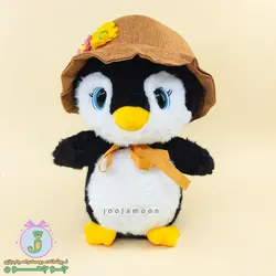 عروسک پنگوئن | مدل کلاه دار | چشم تیله ای