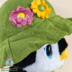 عروسک پنگوئن | مدل کلاه دار | چشم تیله ای