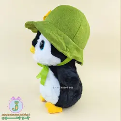 عروسک پنگوئن | مدل کلاه دار | چشم تیله ای