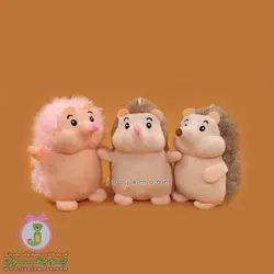 عروسک خارپشت | مدل نشسته | 18 سانت