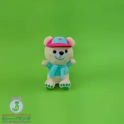 عروسک خرس | مدل کلاه دار مینی | 20 سانت