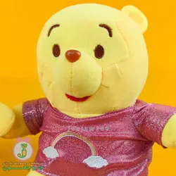 عروسک خرس پو | مدل لباس دار | 25 سانت