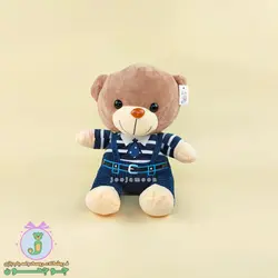 عروسک خرس کراواتی | مدل نشسته | 30 سانت