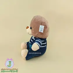 عروسک خرس کراواتی | مدل نشسته | 30 سانت