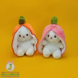 عروسک خرگوش | مدل سورپرایزی | 20 سانت