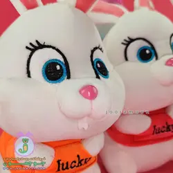 عروسک خرگوش | مدل لپ برجسته | 20 سانت