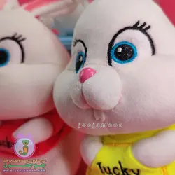 عروسک خرگوش | مدل لپ برجسته | 20 سانت