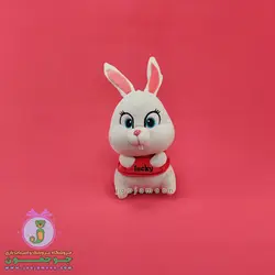 عروسک خرگوش | مدل لپ برجسته | 20 سانت