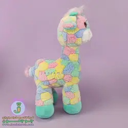 عروسک زرافه | مدل چهل تکه | هفت رنگ