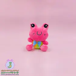 عروسک قورباغه | مدل خندان | پاپیون دار | 18 سانت