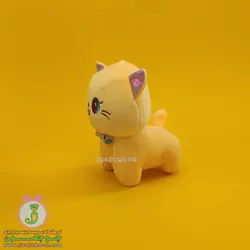 عروسک گربه | مدل پاپیون دار | پاکوتاه | 20 سانت