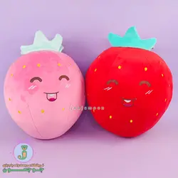 عروسک میوه | مدل توت فرنگی | 30 سانت