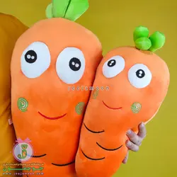 عروسک هویج | مدل بالشتی | قد 45 و 60 سانت